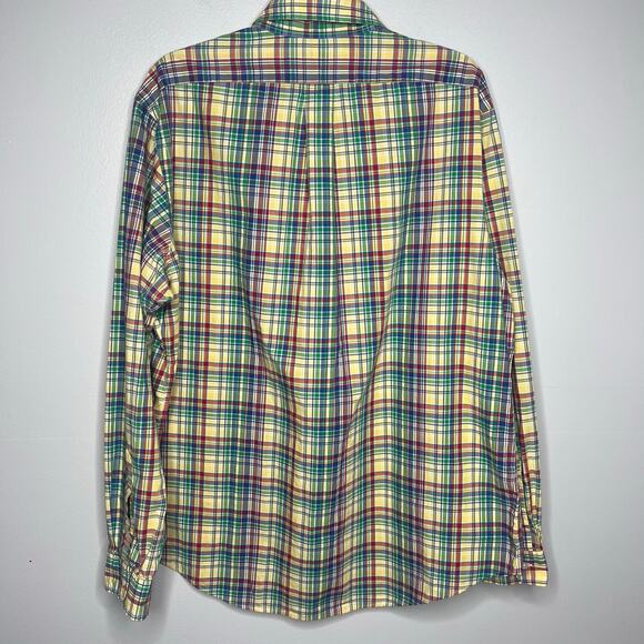 Ralph Lauren Mens XL Custom Fit Multicolored Plaid Long Sleeve Shirt Button-Down - Picture 8 of 12